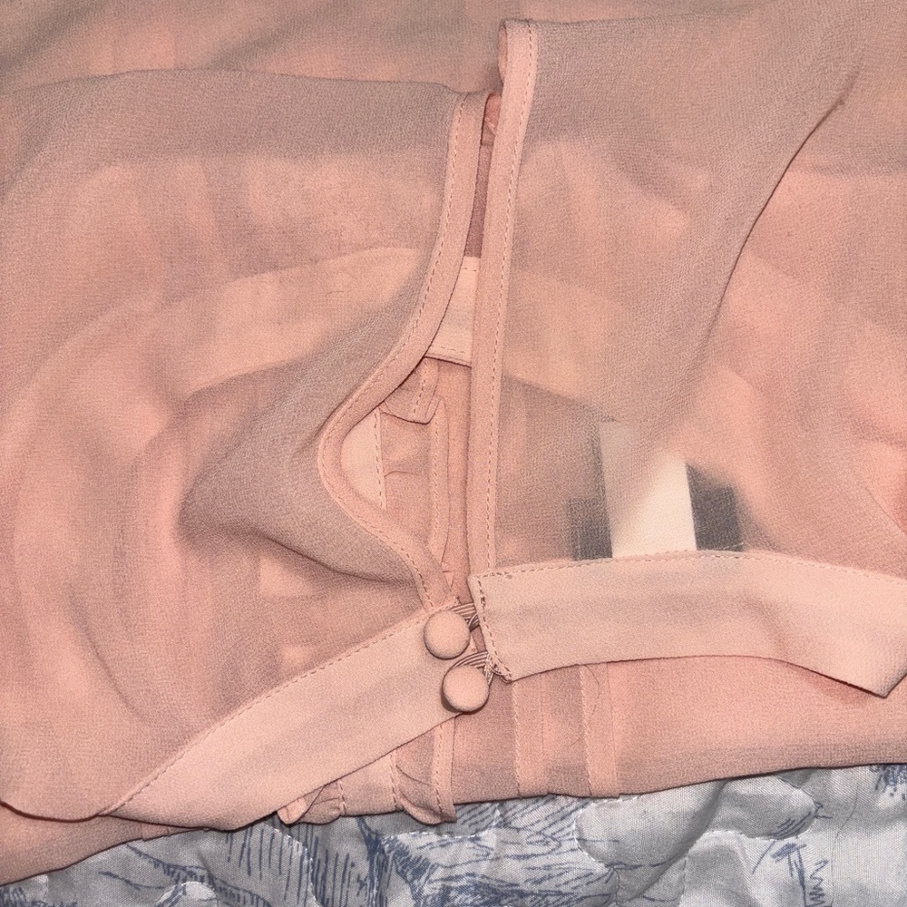 Torrid Peach Ruffle Blouse - Picture 4 of 4